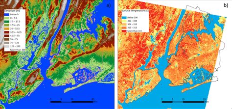 topography of new york city.